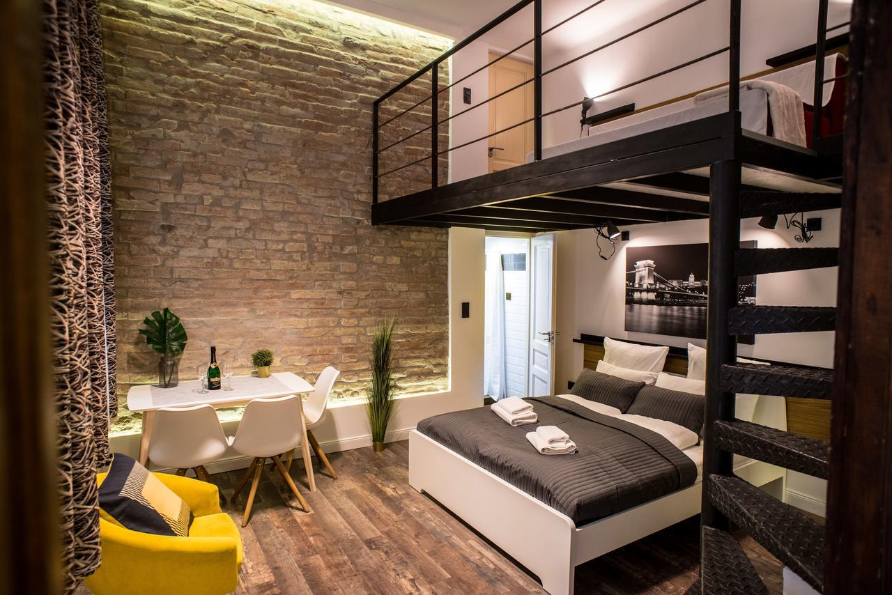 בודפשט Very Stylish And Fresh Studio Home In The Center מראה חיצוני תמונה